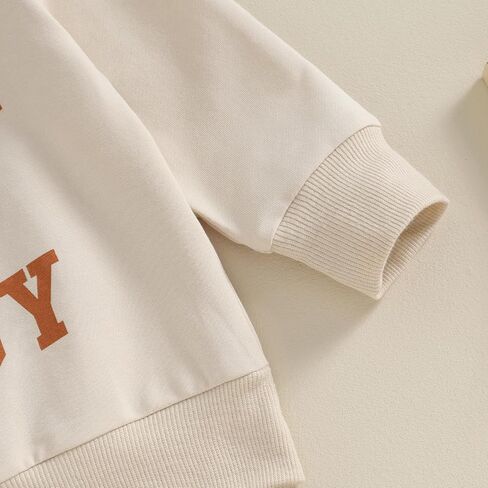 MERSARIPHY Fall Baby Boy Pant Set Toddler Crewneck Long Sleeve Pullover Sweatshirt Sweatpant 2Pcs Winter Outfits Clothes in Kuwait