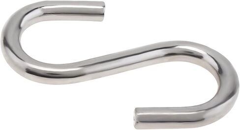 12 Pack 2.2" S Hooks for Hanging Heavy Duty M5 Stainless Steel Metal S Shaped Hooks in Saudi Arabia