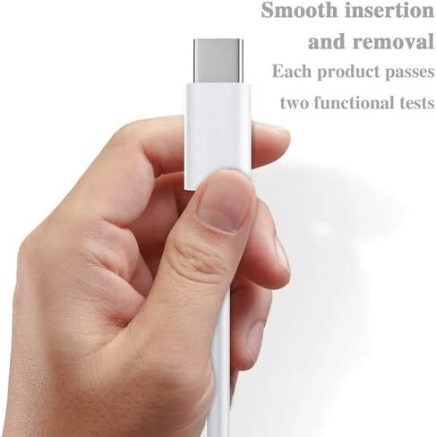 كابل شاحن USB-C ممتاز بطول 3 أقدام إلى USB-C - شحن سريع وتوافق عالمي - مثالي لأجهزة iPhone وSamsung والأجهزة اللوحية وMacBook والمزيد in Kuwait