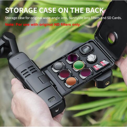 مجموعة حامل الهاتف DJI Pocket 3 ملحقات توسيع مع فتحة خيط 1/4 بوصة، حامل الهاتف المحمول متوافق مع حامل ثلاثي القوائم وقضيب تمديد لحامل الهاتف DJI Osmo Pocket 3 مع واجهة الحذاء البارد in Saudi Arabia