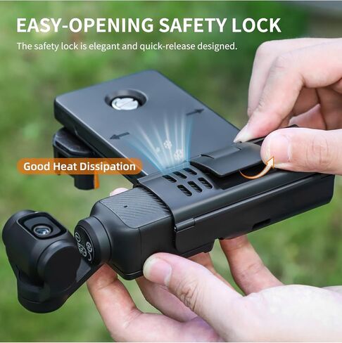 مجموعة حامل الهاتف DJI Pocket 3 ملحقات توسيع مع فتحة خيط 1/4 بوصة، حامل الهاتف المحمول متوافق مع حامل ثلاثي القوائم وقضيب تمديد لحامل الهاتف DJI Osmo Pocket 3 مع واجهة الحذاء البارد in Saudi Arabia