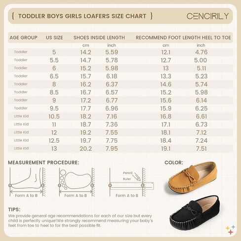 CENCIRILY Toddler Boys Girls Loafers Soft Slip On Little Kid Oxford Dress Flats Casual Boat Shoes School Uniform Moccasin Walking Shoes in Kuwait