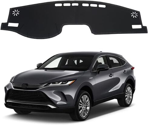 Car Dashboard Cover,Fit for Toyota Venza 2021 2022 2023 2024 Accessories Strong Sun Shade Cover Custom Fit Anti-Slip Center Console Dash Mat Protector,Flannel in Saudi Arabia