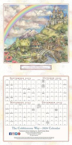 The Art of Andrew Wyeth 2024 Wall Calendar, 16-Month Art & Design Calendar, 12" x 15" in Saudi Arabia