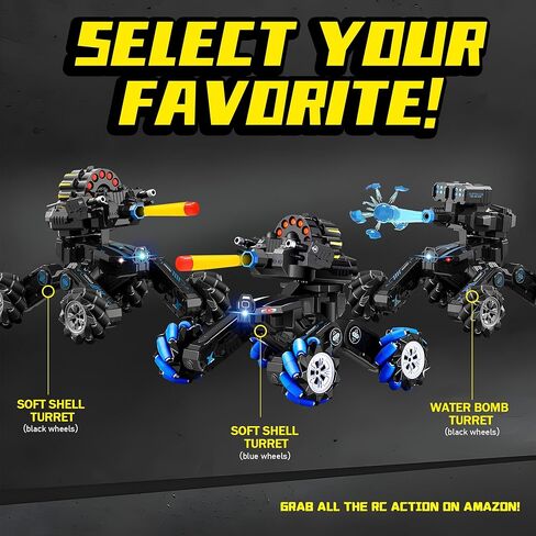 RC Tank Car with Drift,Hand Gesture Control Dual Mode Stunt Truck with Light, Spray and Music, 2.4Ghz Free Deformation Remote Control Fighting Bullets Vehicle for Kids in Kuwait