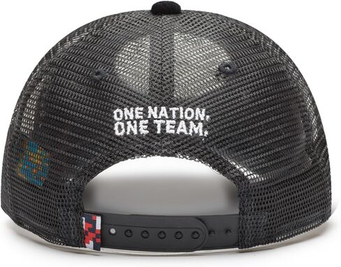 Team USA - US Soccer National Team 'Sideline' Trucker Snapback Adjustable Soccer Hat (Navy Blue) in Saudi Arabia