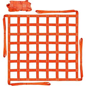 Cargo Lifting Net 6.56'x6.56', Lifting Net Straps for Hoist 4500lbs Load Capacity, Nylon Sling Hoisting Net 15CM Square Hole for Construction Rigging Moving Towing Hoisting Unloading in Kuwait