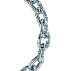 Galvanized Steel Chain in Various Sizes and Lengths (5/16", 8, Foot)