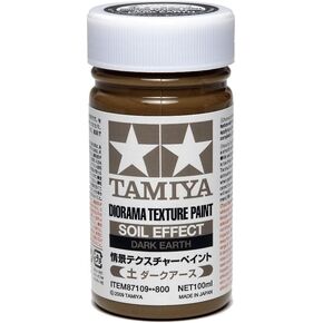 TAMIYA America, Inc Dio Texture Paint Soil - Dk Earth, TAM87109