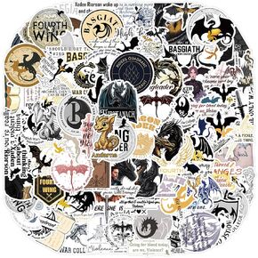 150 قطعة من ملصقات الرسوم المتحركة المضحكة المقاومة للماء لأجهزة الكمبيوتر المحمول، وزجاجة المياه، والهاتف، والأيباد، ولوح التزلج، وملصقات الفينيل للبالغين من الفتيات المراهقات ومحبي كتب التنين، وشارات السيارات in Kuwait