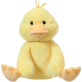 Apricot Lamb Duck Plush Stuffed Animals for Kids, Soft Cute Plush Toys for Baby Girl and Boy, Fluffy Duck Yellow 7.1 Inches