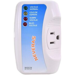 Voltage Protector Single Outlet Surge Protector Plug in for Home Appliance Multi Function Plug with Protection Wall Mount Power Suppressor for TV/PC/Refrigerator