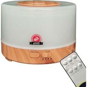 موزع روائح الزيوت العطرية مع جهاز تحكم عن بعد، جهاز ترطيب الروائح المكتبية سعة 500 مل مع 7 أضواء LED ملونة لغرفة نوم الأطفال in Kuwait