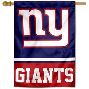 NY Giants Two Sided House Flag