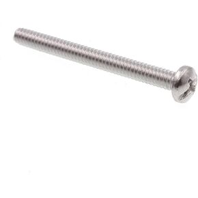 Prime-Line 9009176 Machine Screw, Pan Head, Slotted/Phillips Combo, #10-24 X 2 in, Grade 18-8 Stainless Steel, Pack of 50