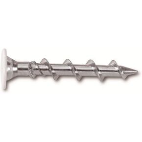 02278 Wall-Dog - 1/4-Inch by 2-Inch White Wafer Head Light Duty Anchor, 100 Per Box