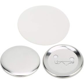 Badge Making Materials,100 Sets 56mm Badge Pin Button Parts Badge Making Supplies Crafts Materials for Button Maker Machine