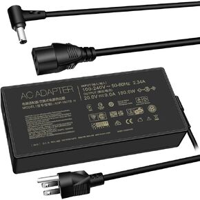 شاحن Zephyrus 180 وات ADP-180TB H لجهاز ASUS ROG Zephyrus G14 G15، ASUS TUF Gaming F15 F17 A15 A17 محول تيار متردد للكمبيوتر المحمول سلك إمداد الطاقة 20 فولت 9 أمبير