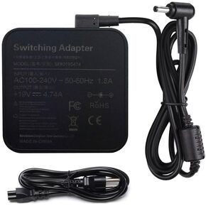 90W Laptop Charger for Asus K53E K55A K501U K501UX K501UW Q550L K501L K501LX ADP-90YD PA-1900-30 Replacement AC Adapter 19V 4.74A X53E K55N K52F K53S K53SV A53E N56VJ Power Supply