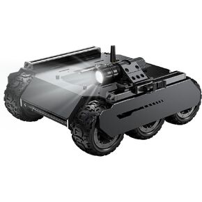 waveshare Flexible and Expandable 6x4 Off-Road UGV, Multiple Hosts Support, with Extension Rails and ESP32 Slave Computer, 6 Wheels 4WD Mobile Robot Chassis