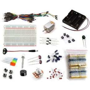 ARDEST Electronics Project Starter Kit w/Breadboard, Jumper Wires, LED, Resistors, Motor for Arduino & Raspberry Pi