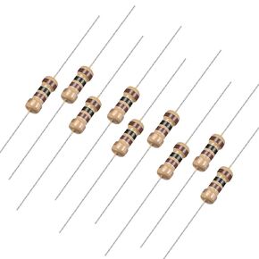 uxcell 500Pcs 100 Ohm Resistor, 1/4W 5% Tolerance Carbon Film Resistors, 4 Bands for DIY Electronic Projects and Experiments