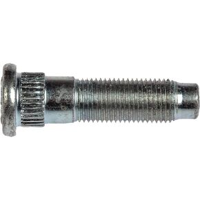 1/2-20 Serrated Wheel Stud - .612 In. Knurl, 2 In. Length