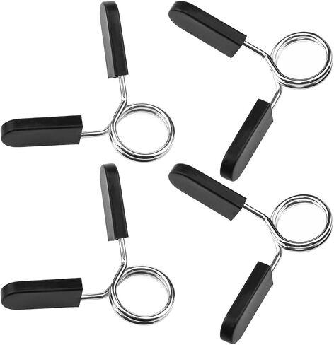 Lovelysp Spring Collar Clips 1Inch/25mm Barbell Dumb Bell Lock Clamps Barbell Spring Locks-4PCS in Saudi Arabia