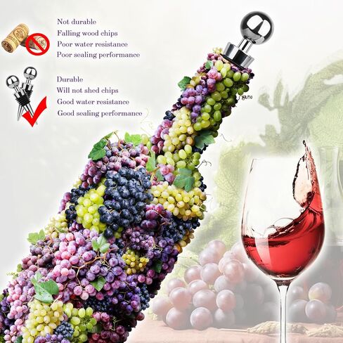 3 Pcs Wine Stopper Bottle Stopper Wine Saver, Yimerlen Silicone Vacuum Wine Bottle Corks, Reusable Wine Stopper Used for Bar, Holiday Party Keep Wine Fresh Suitable for Standard Bottle (Gold) in Kuwait