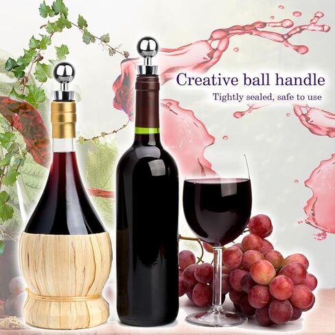 3 Pcs Wine Stopper Bottle Stopper Wine Saver, Yimerlen Silicone Vacuum Wine Bottle Corks, Reusable Wine Stopper Used for Bar, Holiday Party Keep Wine Fresh Suitable for Standard Bottle (Gold) in Kuwait