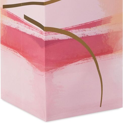 Hallmark Bottle Gift Bags, 4-Pack with Gold Heart Gift Tags (Peach, Pink, Purple Watercolor) for Anniversary, Bridal Showers, Any Day in Saudi Arabia