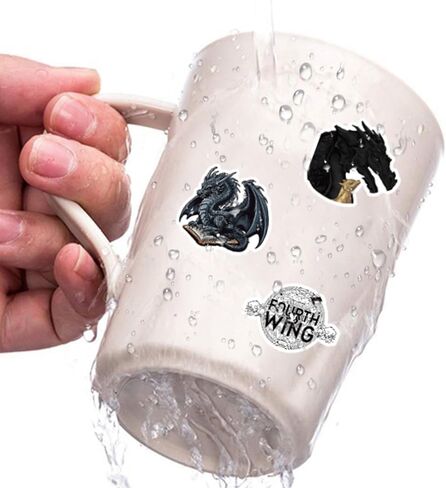 150 قطعة من ملصقات الرسوم المتحركة المضحكة المقاومة للماء لأجهزة الكمبيوتر المحمول، وزجاجة المياه، والهاتف، والأيباد، ولوح التزلج، وملصقات الفينيل للبالغين من الفتيات المراهقات ومحبي كتب التنين، وشارات السيارات in Kuwait