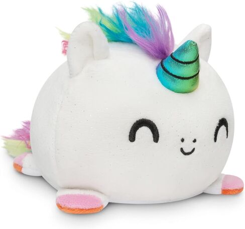 TeeTurtle - The Original Reversible Bear Plushie - Pride - Brown + Rainbow - Cute Sensory Fidget Stuffed Animals That Show Your Mood! in Saudi Arabia