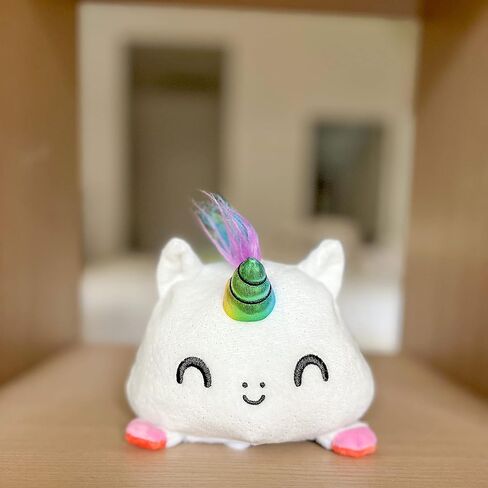 TeeTurtle - The Original Reversible Bear Plushie - Pride - Brown + Rainbow - Cute Sensory Fidget Stuffed Animals That Show Your Mood! in Saudi Arabia