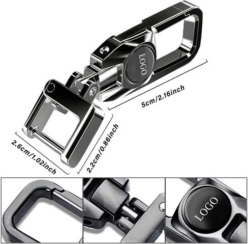 Metal Alloy Keychain for Acura, Car Key Chain with 4PCS Tire Valve Stem Caps for Men Women, Car Accessories, Black in Saudi Arabia