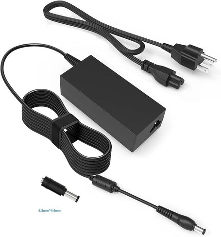 محول طاقة 19 فولت 3.42 أمبير 65 وات تيار متردد 100 فولت ~ 240 فولت تيار مستمر 19 فولت 3.42 أمبير 5.5 مم × 2.5 مم قابس لشاشة LCD LED، HDTV، شاشة عريضة ثلاثية الأبعاد، مكبر صوت بلوتوث، طابعات، مكبر صوت، والمزيد من الإلكترونيات in Kuwait