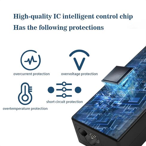 محول طاقة 19 فولت 3.42 أمبير 65 وات تيار متردد 100 فولت ~ 240 فولت تيار مستمر 19 فولت 3.42 أمبير 5.5 مم × 2.5 مم قابس لشاشة LCD LED، HDTV، شاشة عريضة ثلاثية الأبعاد، مكبر صوت بلوتوث، طابعات، مكبر صوت، والمزيد من الإلكترونيات in Kuwait