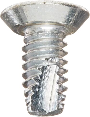 أجزاء صغيرة برغي قطع خيط فولاذي 12083PU، مطلي بالزنك، رأس مقطوع مسطح 82 درجة، محرك فيليبس، النوع 23، حجم الخيط #12-24، طول 1/2 بوصة (عبوة من 100) in Kuwait