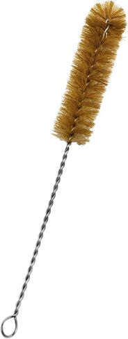 EISCO 12PK Bristle Cleaning Brushes with Fan-Shaped Ends, 9.25" - Twisted Stainless Steel Wire Handle - Ideal for 1" - 1.2" Diameter Tubes, Bottles, Flasks, Cylinders, Jars, Vases, Cups in Saudi Arabia