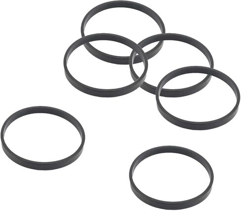 حشية مشعب السحب Pack-6، استبدال حلقة ختم مطاطية مقاومة للماء #11617547242 لسيارات BMW N46 N54 E60 E70 E90 E92-128i 135i 325xi 328i 328xi 330i (أسود) in Kuwait