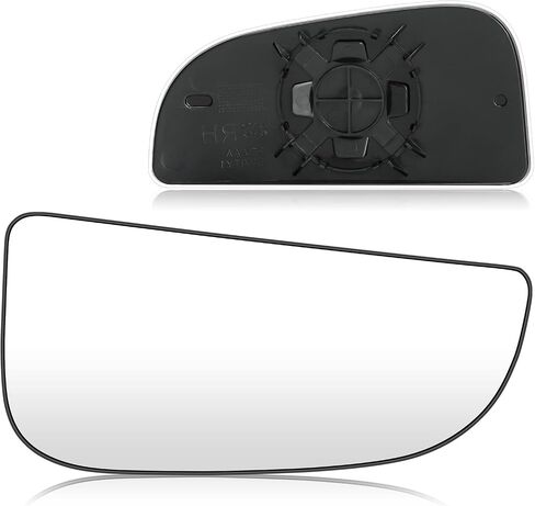 Lower Passenger Right Side Tow Convex Mirror Glass With Rear Holder Compatible with 2009-2020 Dodge Ram 1500 2500 3500 4500 5500, Replacement for 68067731AA in Saudi Arabia