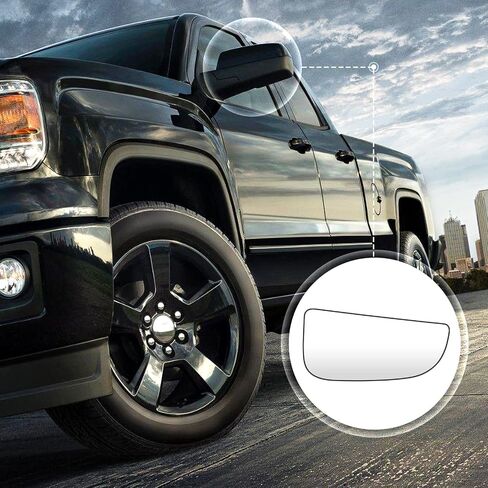 Lower Passenger Right Side Tow Convex Mirror Glass With Rear Holder Compatible with 2009-2020 Dodge Ram 1500 2500 3500 4500 5500, Replacement for 68067731AA in Saudi Arabia