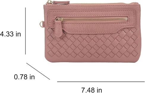 Fawziya Purse Faux Leather Basket Weaving Fashion Novelty Crossbody Bag Extra Long Strap For Women in Saudi Arabia