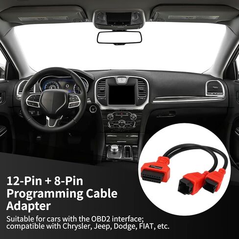 yeesport Standard 12+8 Cable Adapter for Autel Chrysler Maxisys DS808-MS905-MS906-MS906BT-MS906S-MS908-MS908S Pro, Unniversal FCA Programming Cable Connector in Saudi Arabia