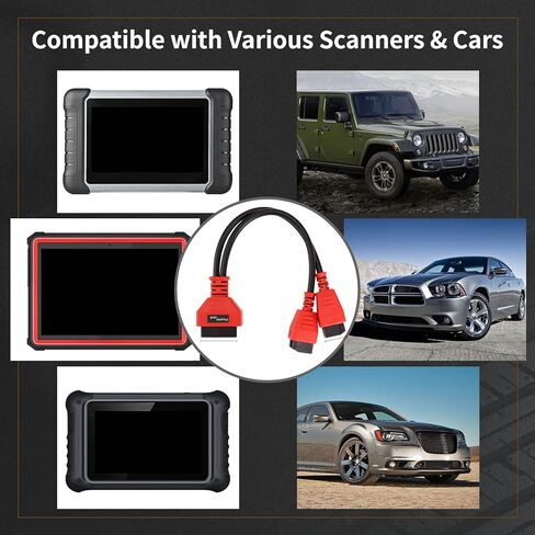yeesport Standard 12+8 Cable Adapter for Autel Chrysler Maxisys DS808-MS905-MS906-MS906BT-MS906S-MS908-MS908S Pro, Unniversal FCA Programming Cable Connector in Saudi Arabia