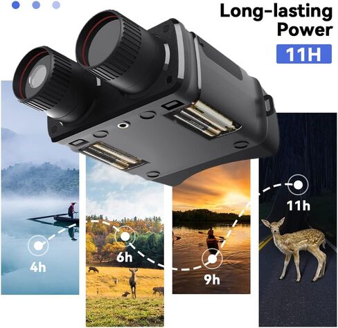 Night Vision Goggles, R6 Night Vision Binoculars with LCD Screen, 1080p Full HD Infrared (IR) Digital Night Vision Scope Camera Support 128GB TF Card for Hunting Camping Travel in Saudi Arabia