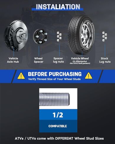 ECCPP 4PCS 5X5 to 5X4.5 Wheel Adapters Hub Centric 1" 5 Lug 1/2" 71.5mm hub bore Compatible with for Commander 2006-2010 for Grand Cherokee 1999-2010 in Saudi Arabia