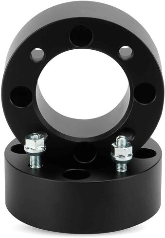 4x110 Wheel Spacers 2in Wheel Adapter Forged 4 Lugs fit for Honda Recon FourTrax Rancher Foreman Yamaha Big Bear Grizzly Suzuki King Quad Bombardier Quest Traxter 84mm Bore M10x1.25 Studs 2pc in Saudi Arabia