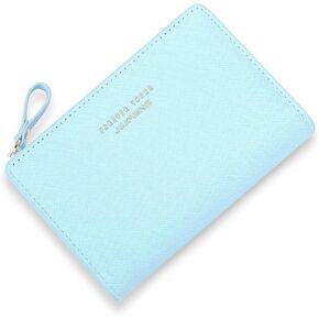 JIUFENG Women Zipper Wallet RFID Blocking Multi Purpose Coin Pouches Credit Card Holder Short Purses