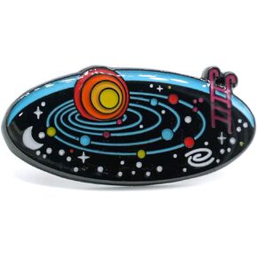 Solar System Space Pool Enamel Pin